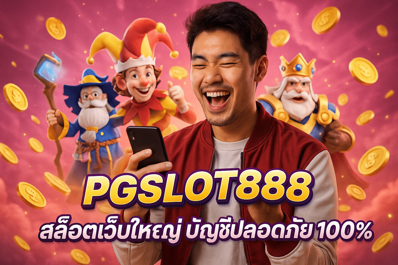 PGSLOT888 สล็อตเว็บใหญ่ บัญชีปลอดภัย 100%