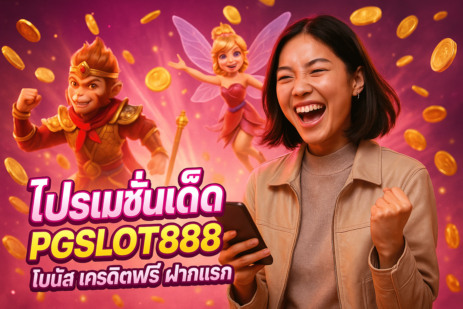 โปรโมชั่นเด็ด PGSLOT888 โบนัส เครดิตฟรี ฝากแรก