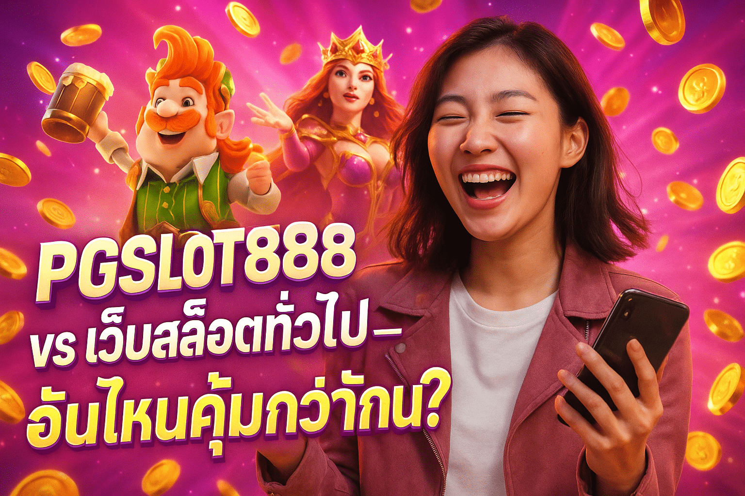 PGSLOT888 vs เว็บสล็อตทั่วไป – อันไหนคุ้มกว่ากัน?