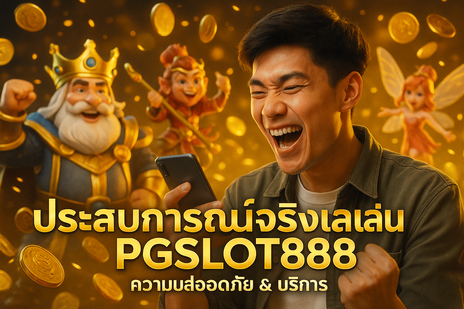 ประสบการณ์จริงเล่น PGSLOT888 ความปลอดภัย & บริการ