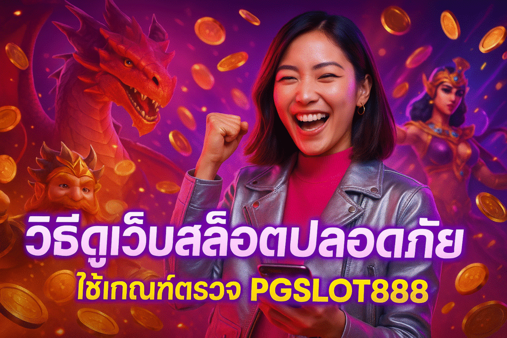วิธีดูเว็บสล็อตปลอดภัย — ใช้เกณฑ์ตรวจ PGSLOT888