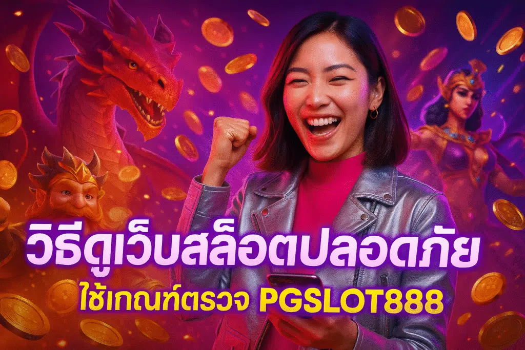 วิธีดูเว็บสล็อตปลอดภัย — ใช้เกณฑ์ตรวจ PGSLOT888