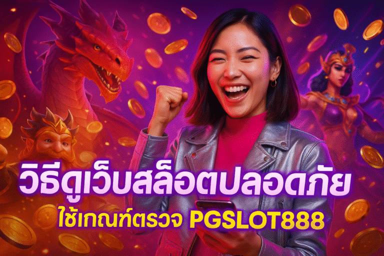 วิธีดูเว็บสล็อตปลอดภัย — ใช้เกณฑ์ตรวจ PGSLOT888