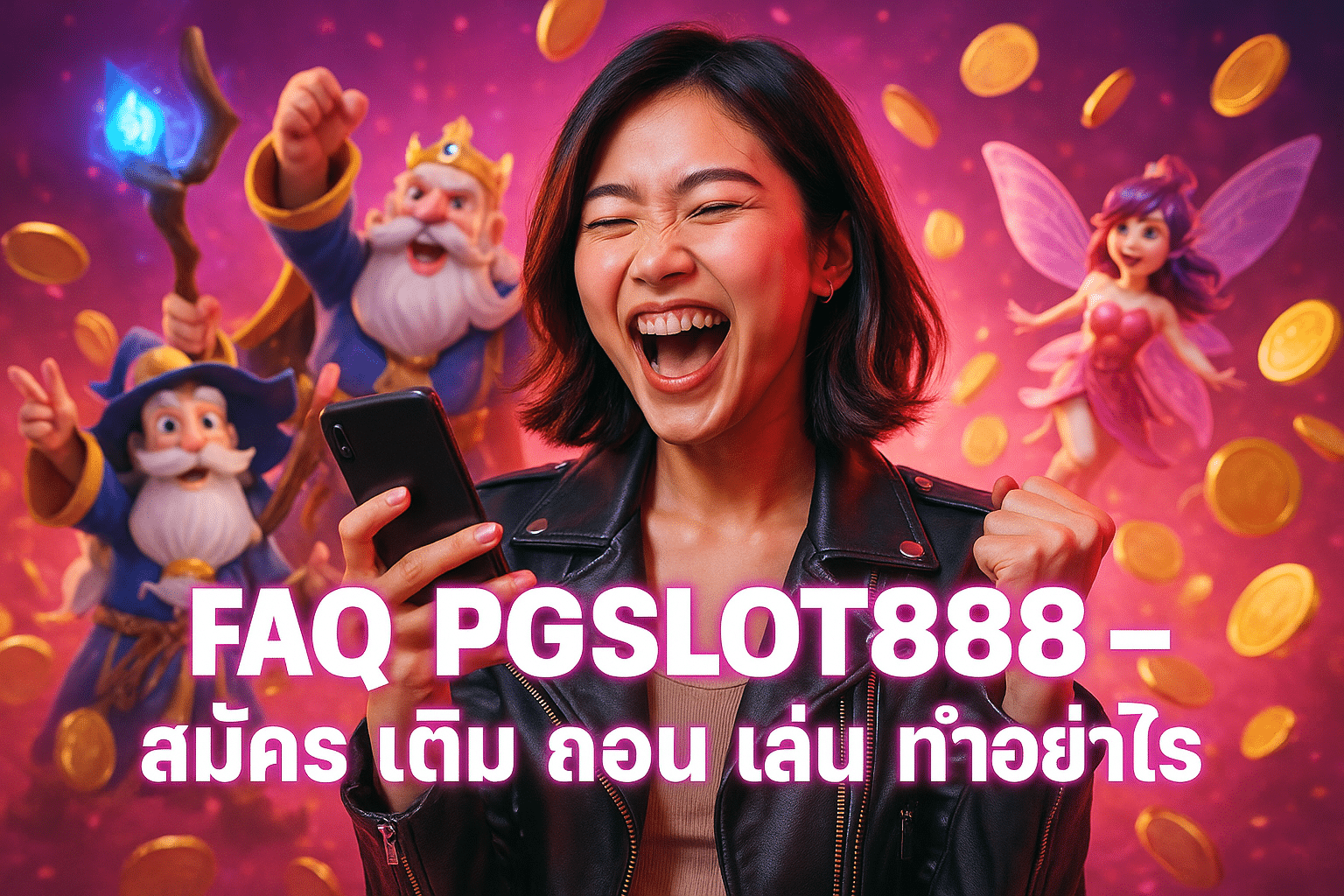 FAQ PGSLOT888 – สมัคร เติม ถอน เล่น ทำอย่างไร