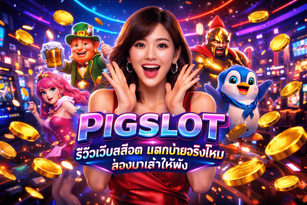 PIGSLOT รีวิวเว็บสล็อต แตกง่ายจริงไหม ลองมาเล่าให้ฟัง